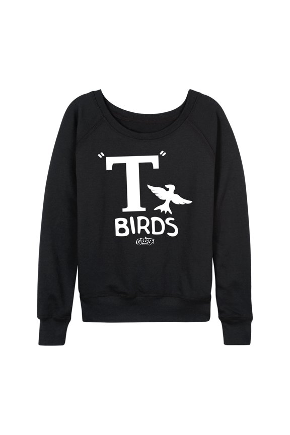 - T Birds - Rydell High School Mascot - Women's Lightweight French Terry Long Sleeve Shirt