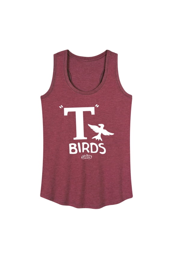 - T Birds - Rydell High School Mascot - Women's Racerback Tank Top