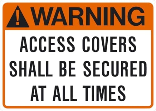 Grease Trap Sign School Metal Sign 8x12 Inch Notice Danger Warning ...