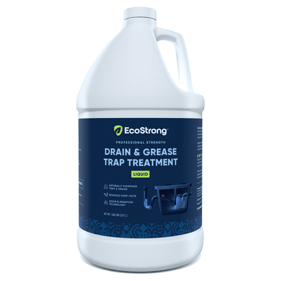 Grease Trap Treatment Liquid - Reduce Grease and Odors: 1 Gallon Jug