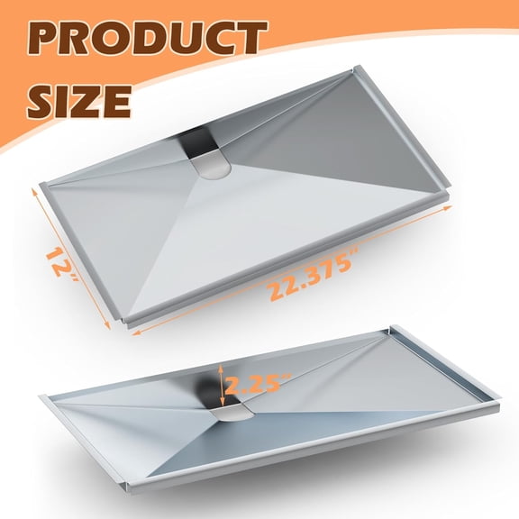 Grease Tray Replacement for  Prestige 450 Series Grill Replacement Parts, BBQ Drip Pan Tray for  N710-0038 N710-0069 Grease Catcher, for  Prestige 450 Grill Accessories