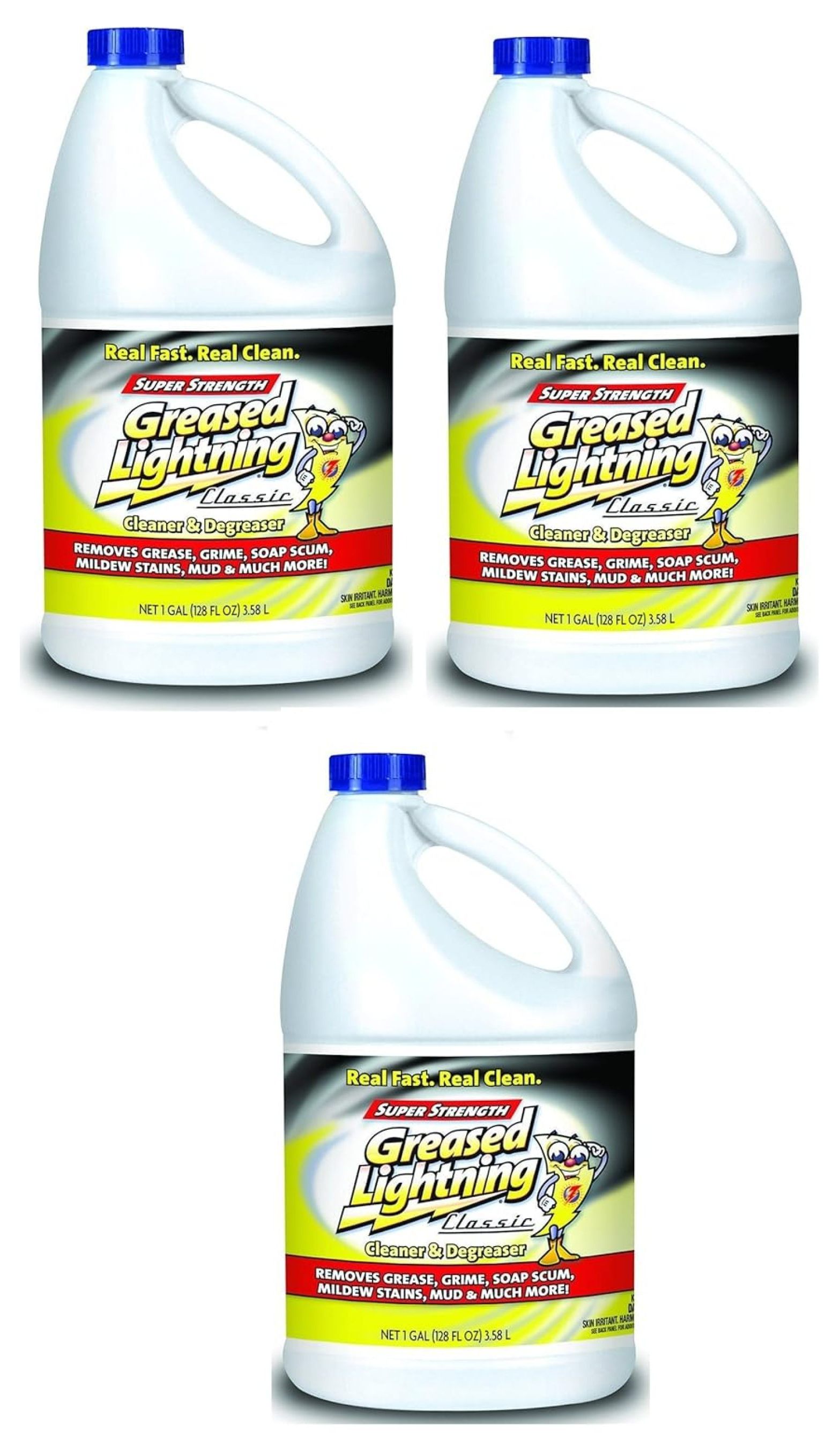 Greased Lightning 204HDT All Purpose Cleaner/Degreaser 128 oz (3pack