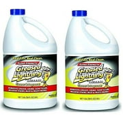 Greased Lightning Super Strength Cleaner and Degreaser Classic Multi-Surface Cleaning Solution 1 Gallon 128 fl oz - Pack of 2