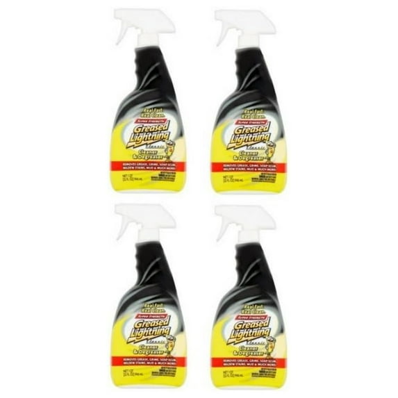 Greased Lightning Super Strength Multi-Purpose Cleaner & Degreaser, 32 fl oz 4 Pack