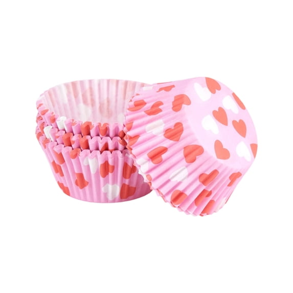 Greaseproof Baking Cups, 100 Pack Non Stick Muffin Liners, Standard Size Food Grade Paper Cupcake Liners for Baking Cupcakes Muffins and Party Desserts