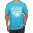thumbnail image 1 of Greaser Outlaw Hot Rod Gambling Mechanic Pop Culture Men's Graphic T-Shirt, Light Turquoise, 3XL, 1 of 3