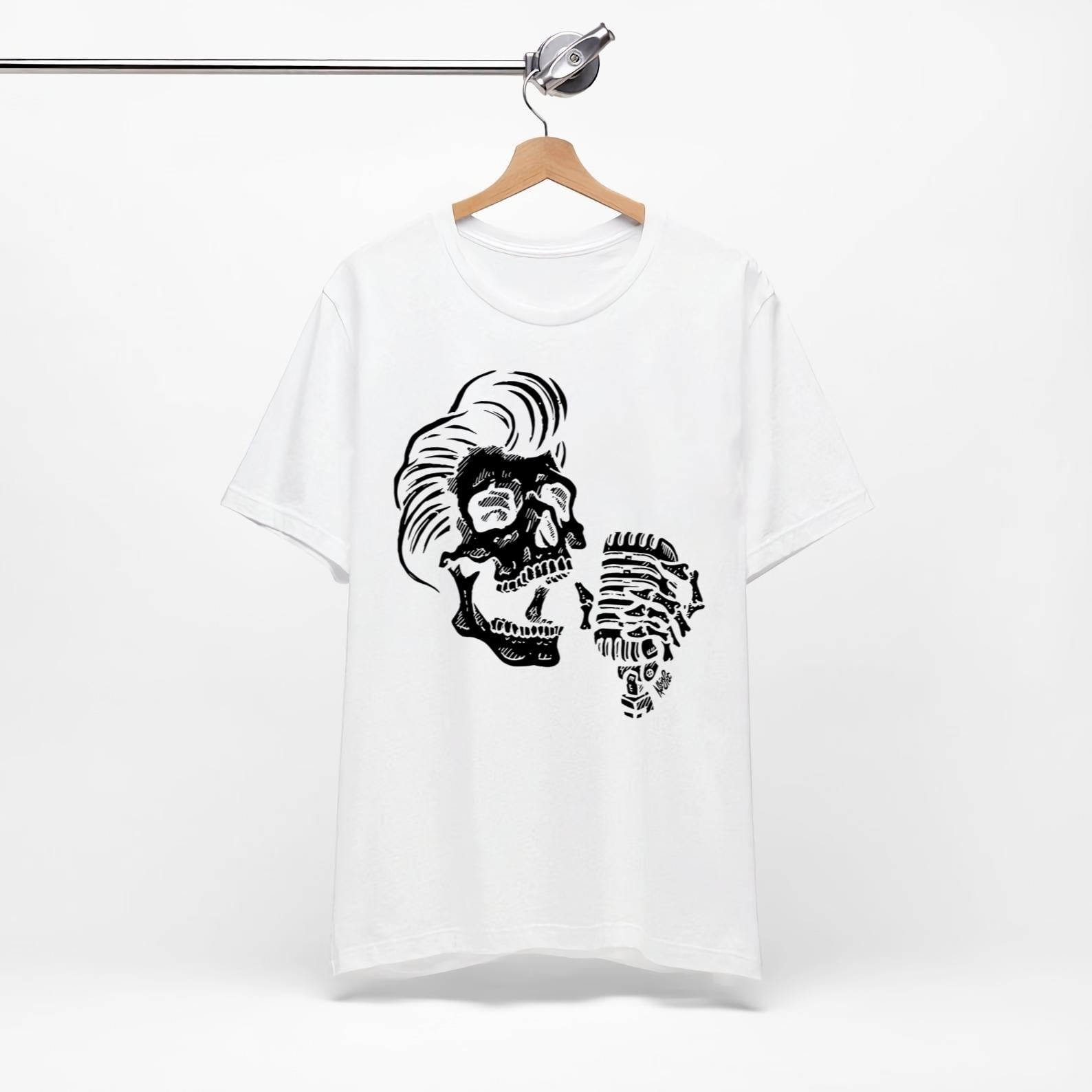 Greasers Never Say Die - Rockabilly Skull Tee Greasers Never Say Die - Rockabilly Skull Tee