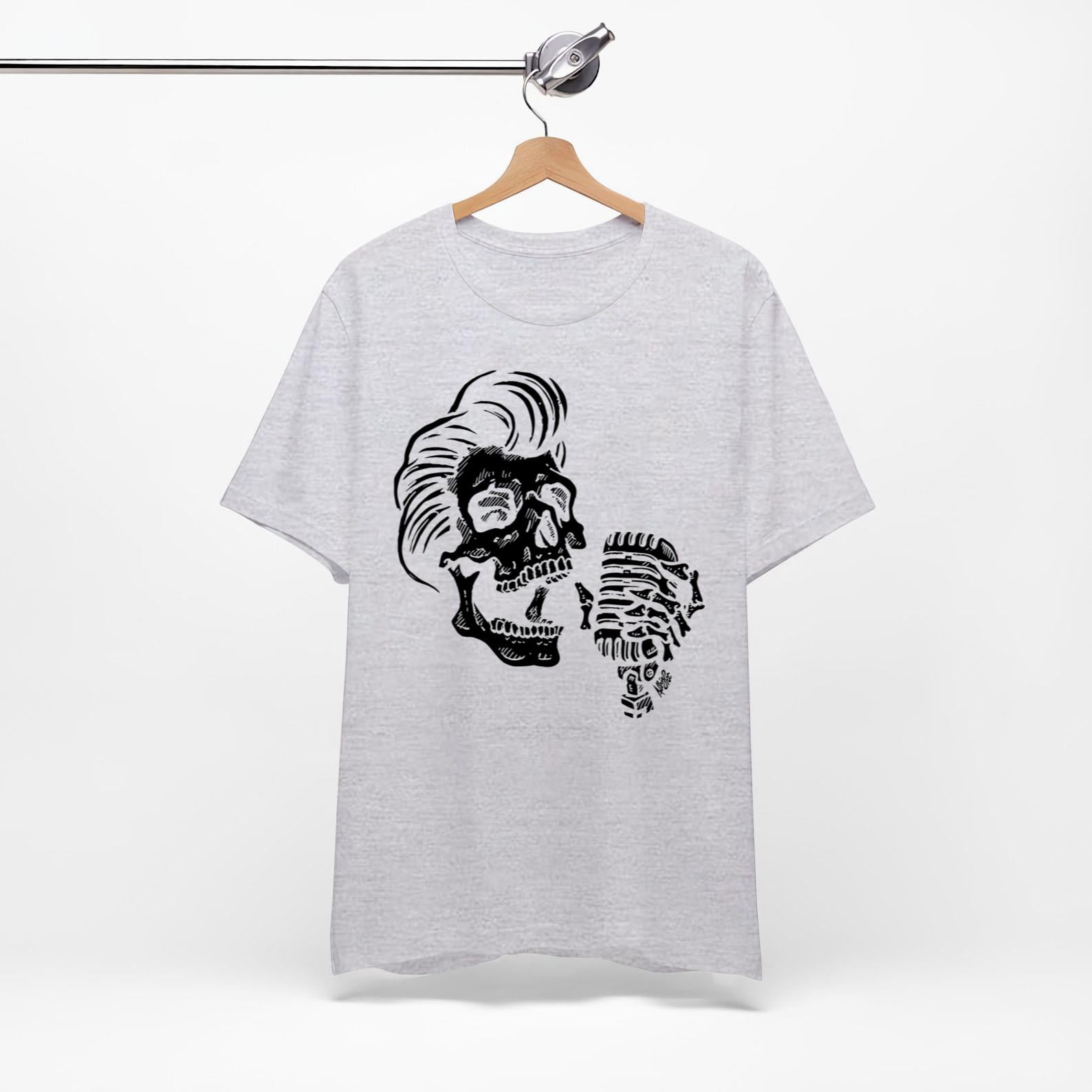 Greasers Never Say Die - Rockabilly Skull Tee Greasers Never Say Die - Rockabilly Skull Tee