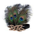 thumbnail image 1 of Great 20s Flapper Peacock Headband, 1 of 1