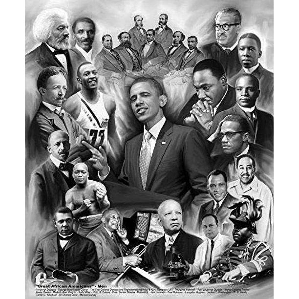 Great African American Men by 8x10 Print