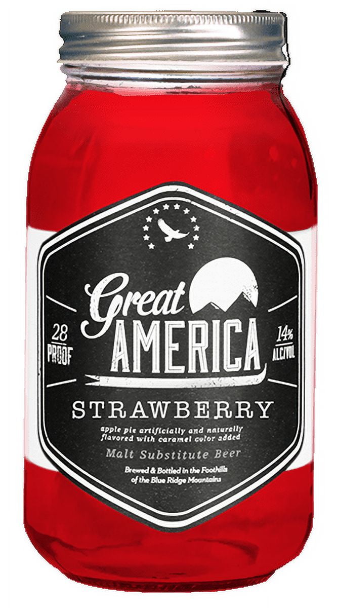 Great America Strawberry Flavored Malt Substitute Beer, 23.5 fl oz