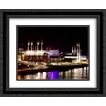 thumbnail image 1 of Great American Ballpark 2x Matted 24x20 Black Ornate Framed Art Print from the Stadium Series, 1 of 2