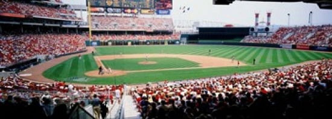 Great American Ballpark Cincinnati OH Canvas Art - Panoramic Images (34 x 12)
