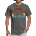 thumbnail image 1 of Great American Bison Buffalo Vintage Sunset Unisex T-Shirt, 1 of 2
