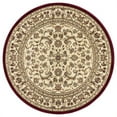 thumbnail image 1 of Great American Distributors Classic Collection Eternal Area Rug, Cream/Red, 1 of 2