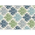 thumbnail image 1 of Great American Distributors Island Breeze Collection Tendril Area Rug, Multi, 1 of 3