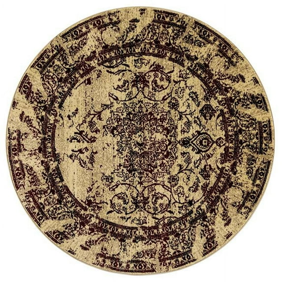 Great American Distributors Enduring Collection Villa Area Rug, Red