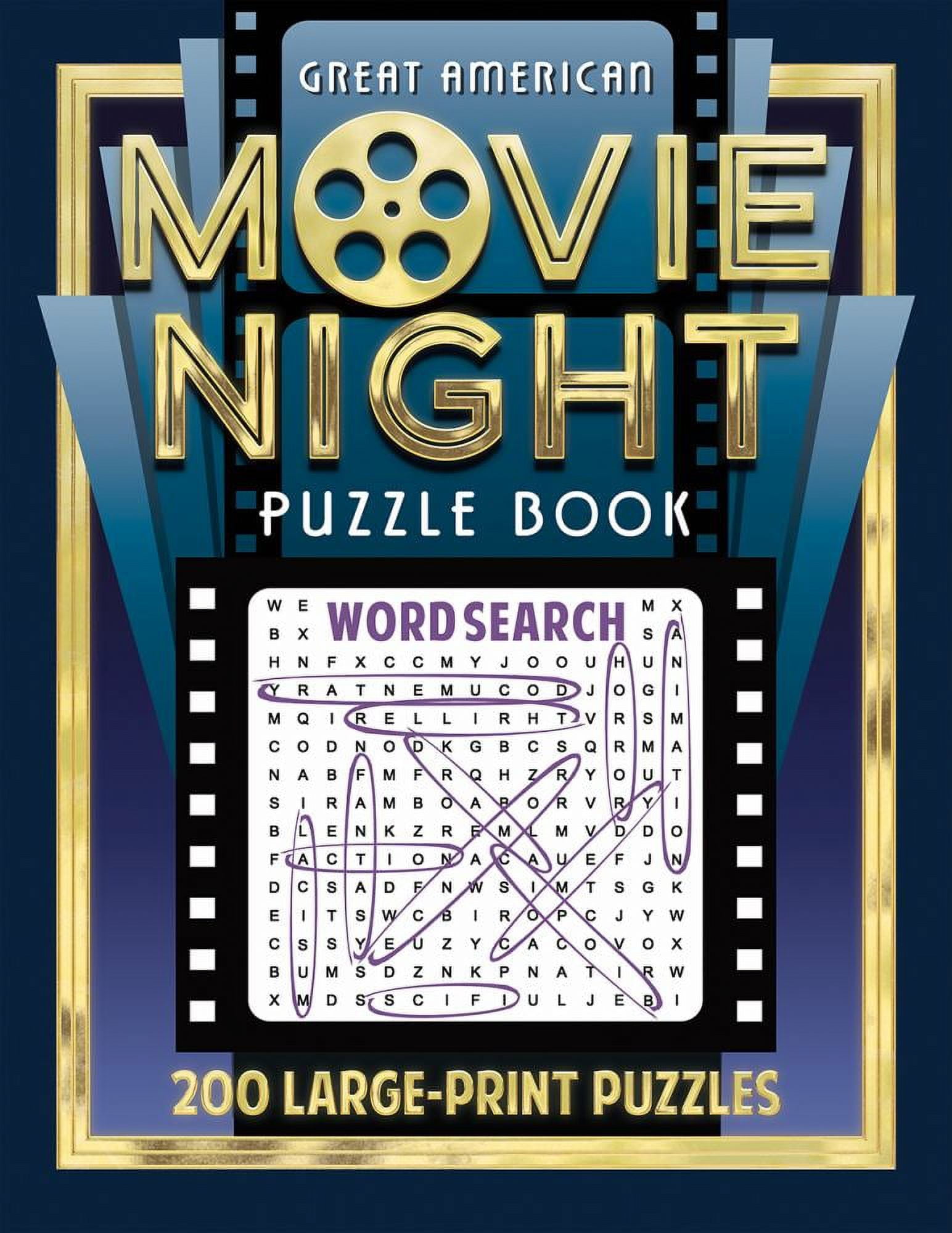 Applewood Books: Great American Movie Night Puzzle Book (Paperback)