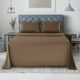 thumbnail image 1 of The Great American Sore Cal King Size Bed Sheet Set Stripe Taupe Hotel Luxury Bed Sheets - Extra Soft - Deep Pockets - Easy Fit - Breathable & Cooling Sheets, 1 of 4