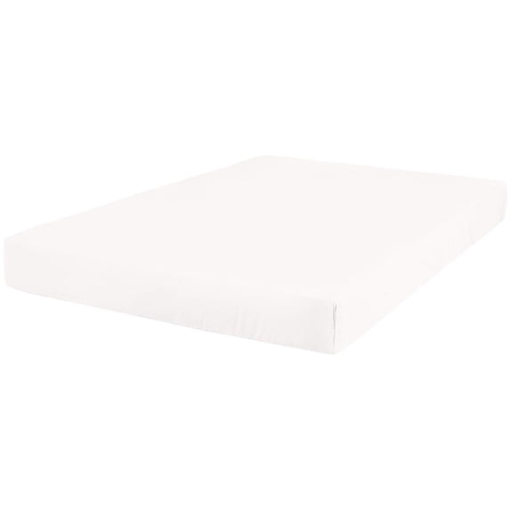 The Great American Store- 1800 Series 100% Authentic Microfiber Pack of 1 Fitted Sheet / Bottom Sheet 10 Inch Deep Pocket (Solid White, Full XL) - ALL ROUND ELASTIC FOR PERFECT FIT