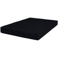 thumbnail image 1 of The Great American Store- 1800 Series 100% Authentic Microfiber Pack of 2 Fitted Sheet / Bottom Sheet 15 Inch Deep Pocket (Solid Black, Queen) - ALL ROUND ELASTIC FOR PERFECT FIT, 1 of 6