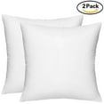 thumbnail image 1 of The Great American Store 1800 Series Microfiber Solid White, Euro Square Throw Pillowcases (20"x 20") - Envelope Closure End - Wrinkle, Fade, Stain Resistant - Hypoallergenic, 1 of 4