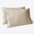 thumbnail image 1 of The Great American Store King Pillow Cases Solid Beige - 8 Pack - Envelope Closure - Soft Brushed Microfiber Fabric - Shrinkage and Fade Resistant Pillow Cases King Size 20 X 40 Inches, 1 of 4