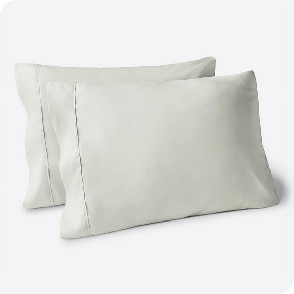 The Great American Store King Pillow Cases Solid Ivory - 2 Pack - Envelope Closure - Soft Brushed Microfiber Fabric - Shrinkage and Fade Resistant Pillow Cases King Size 20 X 40 Inches