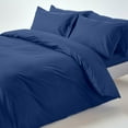 thumbnail image 1 of The Great American Store Lightweight Microfiber Twin/Twin XL Size Duvet Cover Set With Zipper Closure Solid Royal Blue Soft And Comfrotable Comforter Cover and Pillow Shams, 1 of 5
