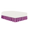 thumbnail image 1 of The Great American Store Premium 1800 Series Brushed Microfiber Easy Fit Gathered Style Ruffled Bed Skirt - 30 Inch Drop Length (Queen Size, Solid Lavender) - Covers Bed Legs & Frame, 1 of 4