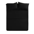 thumbnail image 1 of The Great American Store's 600 TC Cotton- Sleeper Sofa Sheets Queen XL Size (60 x 80 + 4 Inch Deep) - Solid Black - Super Soft, Fade Resistant Sofa Bed Sheets, 1 of 5