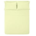 thumbnail image 1 of The Great American Store's 600 TC Cotton- Sleeper Sofa Sheets Twin Size (36 x 72 + 5 Inch Deep) - Stripe Ivory - Super Soft, Fade Resistant Sofa Bed Sheets, 1 of 5