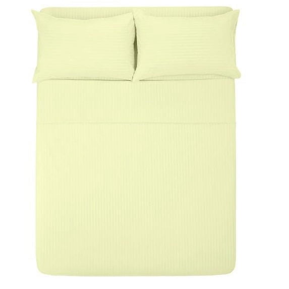 The Great American Store's 600 TC Cotton- Sleeper Sofa Sheets Twin Size (36 x 72 + 5 Inch Deep) - Stripe Ivory - Super Soft, Fade Resistant Sofa Bed Sheets