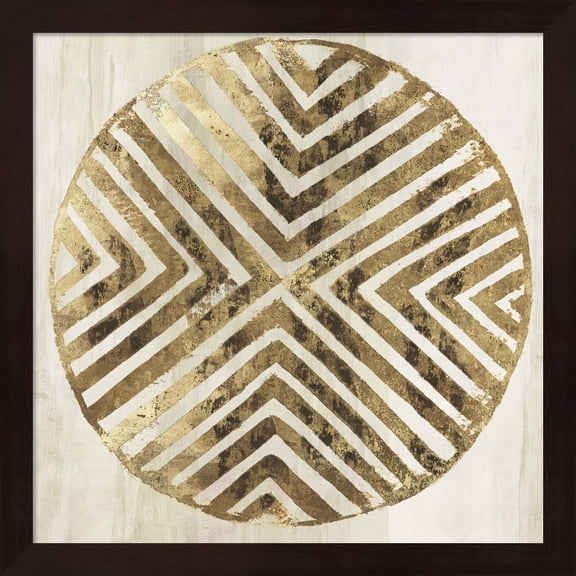 Great Art Now African Lines II by Eva Watts Framed Wall Art 13"W x 13"H