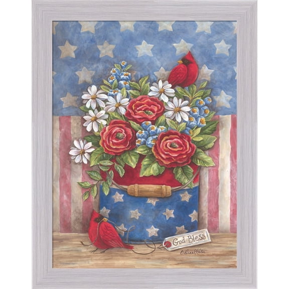 Great Art Now American the Beautiful by Diane Kater, Framed Wall Art, 18W x 23H