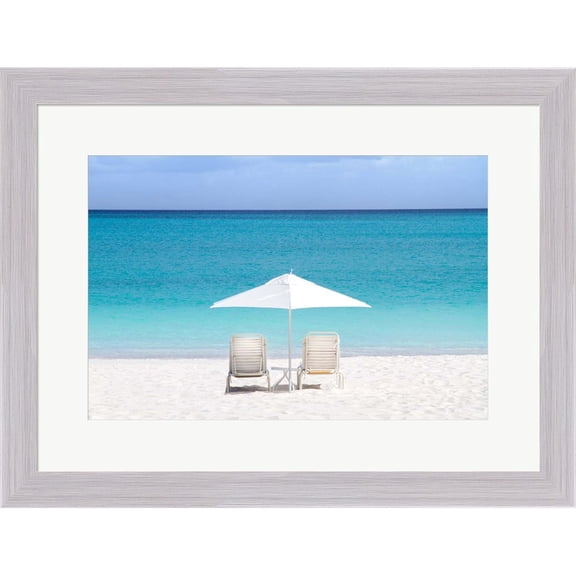 Great Art Now Aqua View by Verne Varona, Framed Wall Art, 25.5W x 19.5H