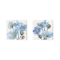 thumbnail image 1 of Great Art Now Azure Peony by Emma Caroline 2 Piece Canvas Art Set Each 14W x 14H, 1 of 3