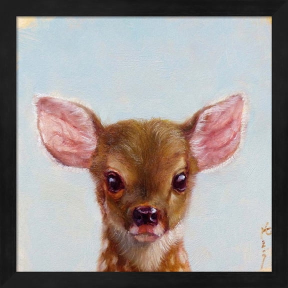 Great Art Now Bambi by Lucia Heffernan, Framed Wall Art, 13.25W x 13.25H
