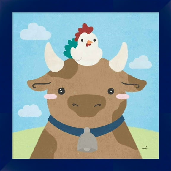 Great Art Now Barn Buddies I by Moira Hershey, Framed Wall Art, 14W x 14H