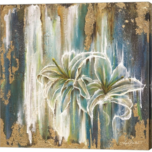 Great Art Now Beach Lilies by Angela Bawden, Canvas Wall Art, 24W x 24H