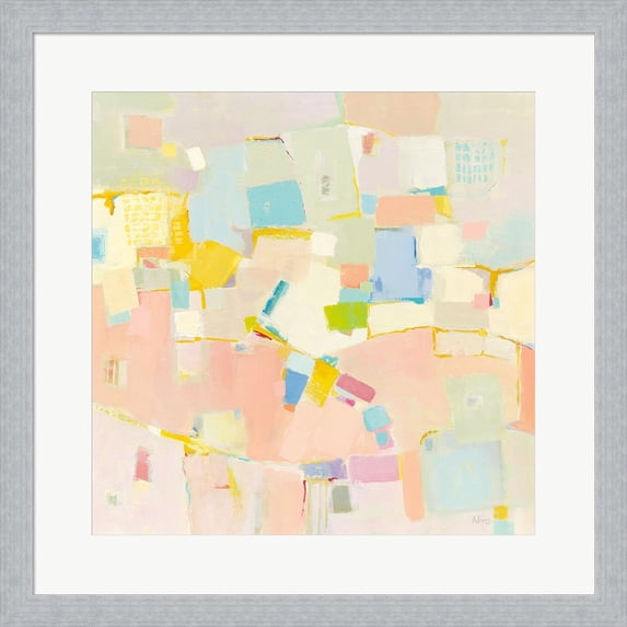 Great Art Now Block Party by Phyllis Adams Framed Wall Art 20"W x 20"H