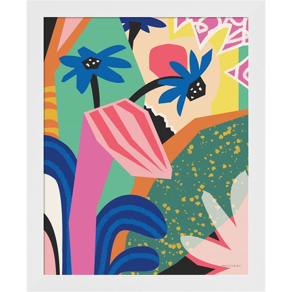 Great Art Now Blue Daisies by Megan Gallagher, Framed Wall Art, 18W x 22H