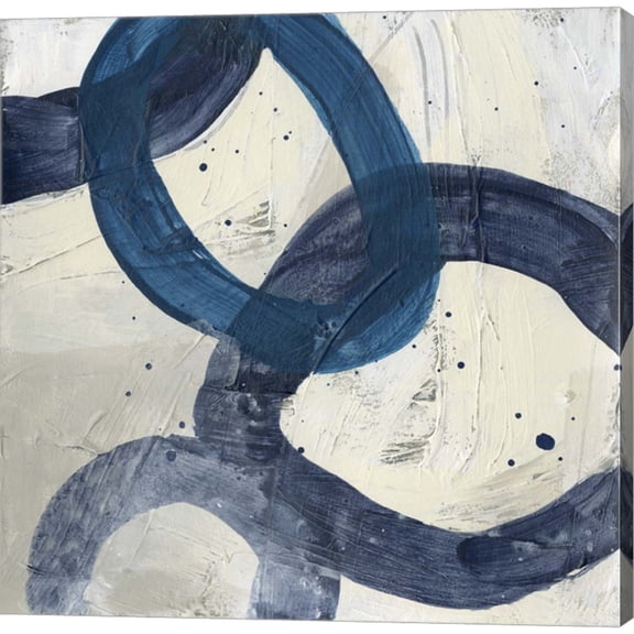 Great Art Now Blue System II by June Erica Vess, Canvas Wall Art, 24W x 24H