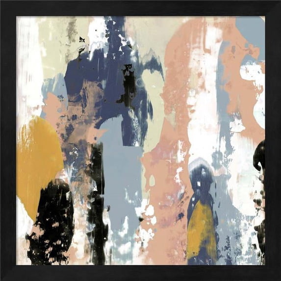 Great Art Now Blueberry Swatches I by Jennifer Goldberger Framed Wall Art 13"W x 13"H