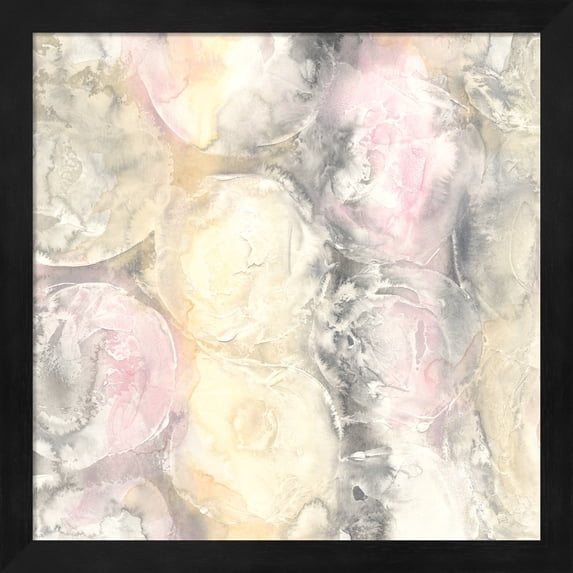 Great Art Now Blush Circles I by Chris Paschke Framed Wall Art 13"W x 13"H