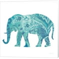thumbnail image 1 of Great Art Now Boho Teal Elephant II by Danhui Nai Canvas Wall Art, 1 of 3