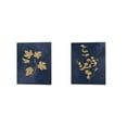 thumbnail image 1 of Great Art Now Botanical Study Gold Navy by Julia Purinton 2 Piece Canvas Art Set Each 12"W x 15"H, 1 of 3