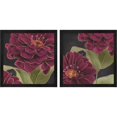 thumbnail image 1 of Great Art Now Burgundy Floral by Heidi Kuntz, 2 Piece Framed Art Set Each 13.25"W x 13.25H, 1 of 3