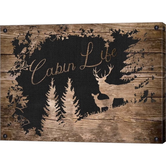Great Art Now Cabin Life by Denise Brown, Canvas Wall Art, 21.5W x 16H