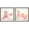thumbnail image 1 of Great Art Now Classy Cocktails by Dina June, 2 Piece Framed Art Set Each 13"W x 13"H, 1 of 3